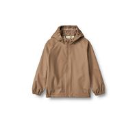 Allwetterjacke WHEAT "WHEAT Rainwear Chardy Jacket", Mädchen, Gr. 122, hazel, 55% Polyester, 45% Polyurethan, unifarben, normal, ohne Ausschnitt, Jacken, reflektierend (52247043-122) hazel