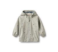 Allwetterjacke WHEAT "WHEAT Rainwear Chardy Jacket", Mädchen, Gr. 92, beige (light flint letters), 55% Polyester, 45% Polyurethan, unifarben, normal, ohne Ausschnitt, Jacken, reflektierend (59012309-9