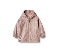 Regenjacke WHEAT "Chardy", Baby, Gr. 92, powder flower meadow, Web, Obermaterial: 100% Polyester, geblümt, casual, regular fit normal, Langarm elastischer Bund, Jacken, im wunderschönen Blümchen-Allov
