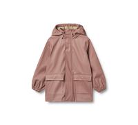 Allwetterjacke WHEAT "WHEAT Rainwear Ollo Jacket", Jungen, Gr. 104, rosa (dusty lila), 100% Polyester, unifarben, normal, ohne Ausschnitt, Jacken, reflektierend (77903918-104) dusty lila