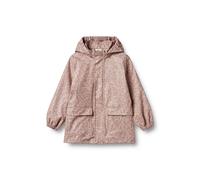 Allwetterjacke WHEAT "WHEAT Rainwear Ollo Jacket", Mädchen, Gr. 98, powder flower meadow, 55% Polyester, 45% Polyurethan, mehrfarbig, normal, ohne Ausschnitt, Jacken, reflektierend (29190049-98) powde