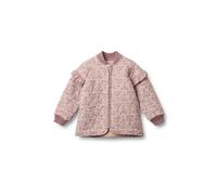 Allwetterjacke WHEAT "WHEAT Thermo Jacket Ellas", Mädchen, Gr. 80, rosa (rose dust tapestry), 100% Polyester, unifarben, normal, amerikanischer Ausschnitt, Jacken, wind-repellent (84954568-80) rose du