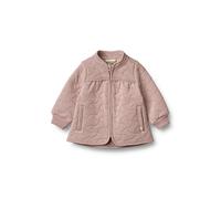Allwetterjacke WHEAT "WHEAT Thermo Jacket Thilde", Mädchen, Gr. 86, rosa (warm rose), 100% Polyester, unifarben, normal, amerikanischer Ausschnitt, Jacken, reflektierend (33423545-86) warm rose