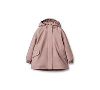Allwetterjacke WHEAT "WHEAT Thermo Rain Jacket Rika", Mädchen, Gr. 116, dusty lavender, 100% Polyester, unifarben, normal, ohne Ausschnitt, Jacken, reflektierend (56502602-116) dusty lavender