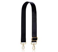 Allzedream Taschengurt Crossbody Bag Damen Breiter Gurt Zum Wechseln Einstellbar Umhängetasche (Schwarz, Gold Hardware)