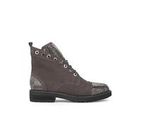 Alma en Pena. Flache Stiefeletten aus Leder für Damen., grau, 38 EU