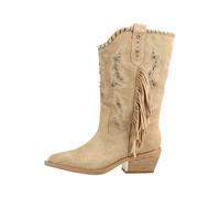 ALMA EN PENA Stiefel Leder Sand - 42