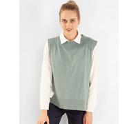 Alma & Lovis Cape aus Bio-Baumwoll-/Woll-Mix | Cotwool Cape silver lake (hellblau) XS