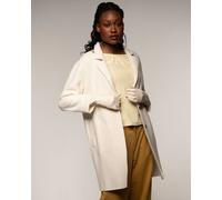 Alma & Lovis Edler Walkmantel aus reiner Organic-Wool | Walkmantel ecru (beige) 34