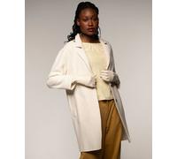 Alma & Lovis Edler Walkmantel aus reiner Organic-Wool | Walkmantel ecru (beige) 42