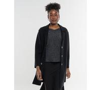 Alma & Lovis Edler Walkmantel aus reiner Organic-Wool | Walkmantel raven (schwarz) 34