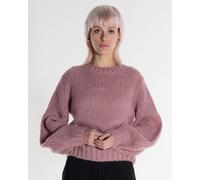 Alma & Lovis Kuscheliger Loose-Fit Pullover im Alpaka-Mix | Ballonärmel Pullover Rose Quarz (rosa) XL