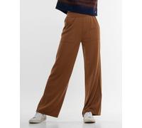 Alma & Lovis Legere Strickmarlene aus softem Bio-Baumwoll-/Woll-Mix | Cot-Wool Strickhose cinnamon (hellbraun) S