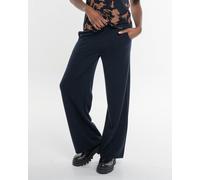 Alma & Lovis Legere Strickmarlene aus softem Bio-Baumwoll-/Woll-Mix | Cot-Wool Strickhose old navy (dunkelblau) XL