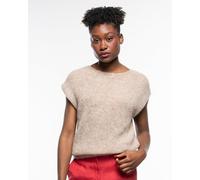 Alma & Lovis Leichter Strick-Pullunder aus feinem Alpakagarn | Light Pullunder humus (natur) M