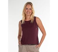 Alma & Lovis Leichtes Feinstrick-Top aus reiner Bio-Baumwolle | Knit Top feige (lila) L