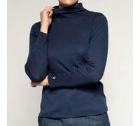 Alma & Lovis Meliertes Rollkragen-Longsleeve twilight XS
