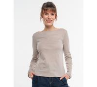 Alma & Lovis Softes Ringel-Langarmshirt aus Bio-Baumwolle | Melange Longsleeve rose M