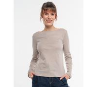 Alma & Lovis Softes Ringel-Langarmshirt aus Bio-Baumwolle | Melange Longsleeve rose XL