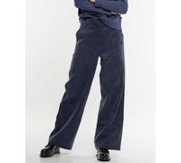 Alma & Lovis Weite Marlenehose aus softem Cotton-Lyocell-Mix | Luxury Marlene orion (blau) 38