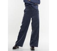 Alma & Lovis Weite Marlenehose aus softem Cotton-Lyocell-Mix | Luxury Marlene orion (blau) 40