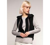 Alma & Lovis Weste aus flauschigem Bio-Baumwoll-Fleece | Teddy Vest raven (schwarz) XS