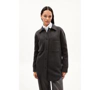 ALMARAA STRICK-OVERSHIRT | Bio-Woll-Mix - grau (L)