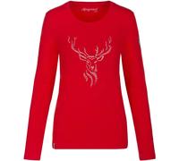 Almgwand 1928 Dreiländeralm Damen Longsleeve, rot M