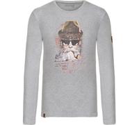 ALMGWAND 1928 Herren Shirt SEIDLALM (323219AH) M Grau-Meliert Lisbona