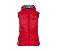 Almgwand - Damen Steppweste Davennakopf rot rot/schwarz - Gr. - L