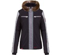 Almgwand Schafbodenkopf Kunstpelz schwarz-grau (21-19) 38