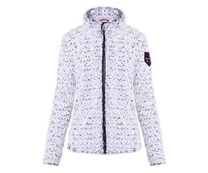 Almgwand W Lerchkogel Weiß - Stylische bequeme Damen Freizeitjacke, Größe 38 - Farbe Beige