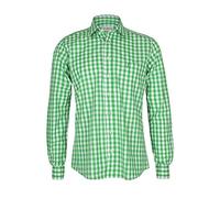 Almsach Herren Karohemd Slim-Fit Vichy apfelgrün 'Tobias', Apfel (grün), M