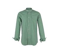 Almsach Herren Stehbundhemd Vichy grün 'Franz', grün, M