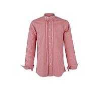 Almsach Herren Stehbundhemd Vichy rot 'Franz', rot, XL