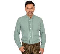 Almsach Herren Stehkragenhemd 175CO grün XXL