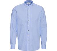 Almsach Karo-Stehkragenhemd Slim Ice (Größe: XL) 43/44 blau