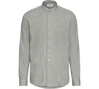 Almsach Karo-Stehkragenhemd Slim Oliv (Größe: XXL) 45/46 oliv