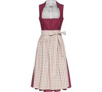 Almsach Midi-Dirndl Weinrot (Größe: 42) 42 rot