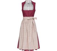 Almsach Midi-Dirndl Weinrot (Größe: 34) 34 rot