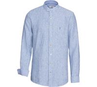 Almsach Stehkragen-Hemd Blau (Größe: M) 39/40 blau