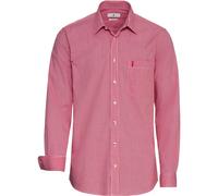 Almsach Trachtenhemd Rot (Größe: XXL) 45/46 rot