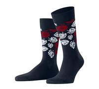 Burlington Herren Socken Aloha Breeze M So Baumwolle gemustert 1 Paar, Blau Marine 6120, 40-46