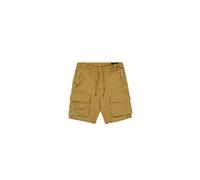 Shorts ALPHA INDUSTRIES "Aloha Safari Shorts", Herren, Gr. 32, Normalgrößen, grün (khaki), Obermaterial: 80% Baumwolle, 20% Viskose, Hosen Shorts (43375260-32) khaki