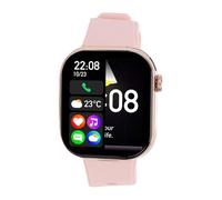 Alomejor 2-in-1-Smartwatch mit Ohrhörern, Wasserdichter Fitness-Tracker mit HD-Touchscreen, Schlafüberwachung, Herzfrequenz für Männer und Frauen (Gold)