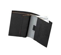 ALPAKA Ark Bifold Coin Wallet | Münz-Geldbörse für Herren | Minimalistisches Münzgeldbörse mit RFID-Schutz und Magnetischem Münzfach | für 5 Karten + Bargeld | Axogrid 210D, Schwarz