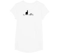 Alpaka Herzschlag Alpaca mit Herzen Lama T-Shirt