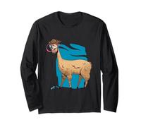 Alpaka Squad Retro Design Lustige Alpaka Lama Langarmshirt