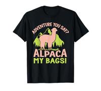 Alpaka Squad Retro Design Lustige Alpaka Lama T-Shirt