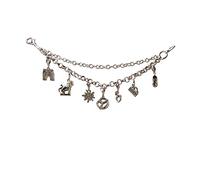 Alpenflüstern Damen Dirndl-Charivari Oktoberfest altsilber-farben DCH01800095